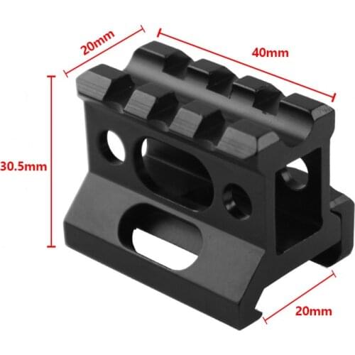 Tactical Red Dot Riser Rail Mount Sight Increased Base Fits 20mm picatinny Rail Hunting Gun Accessories Riser Sight Mount