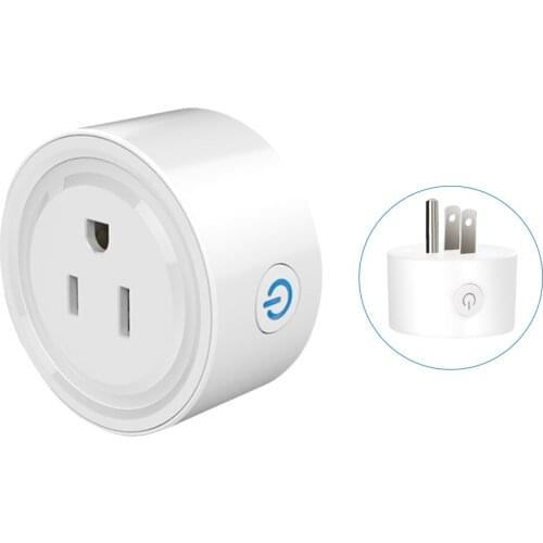 10A us tuya zigbee smart socket mini smart plug wifi us smart outlet wort with alexa Google Home