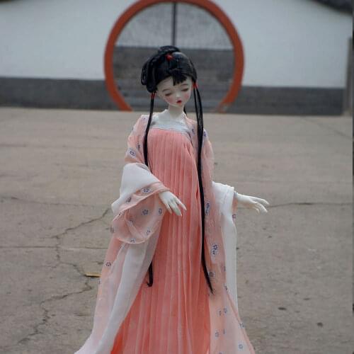 1/6 1/4 1/3 Scale BJD Clothes Doll Accessories Chinese Ancient Costume Hanfu Fairy Dress for BJD/SD YOSD MSD SD13 Big Girl C0741