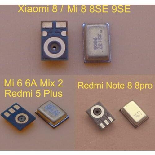 2PCS/Lot For Xiaomi Redmi NOTE 8 PRO / Mi 6 8 8SE 9SE Mix 2 / Redmi 5 Plus Microphone Transmitter Mic Speaker For Huawei P20
