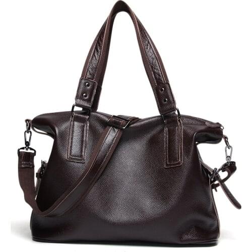 40x32CM New Fashion Trend Genuine Leather Casual Men' S Shoulder bag A4220