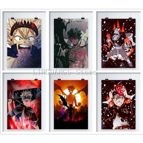5d Diy Diamond Painting Anime Black Clover Classic Movie Anime Posters Diamond Mosaic Embroidery Cross Stitch Home Decor Gift