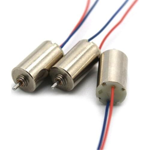 6pcs Motor Hollow Cup Electric DC 3.7V 30000rpm High Speed Mini 610 Motors DIY Four Axis Model Aircraft Technological