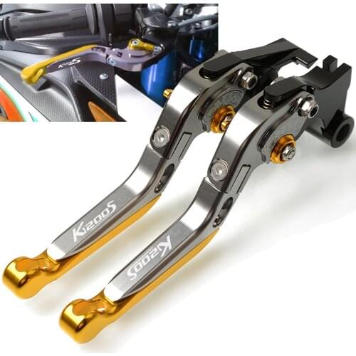 Motorcycle Accessories handles folding handbrake Brake Clutch Lever CNC handle Levers For BMW K1200S 2004 2005 2006 2007 2008