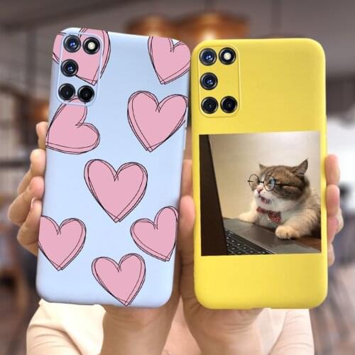 For Oppo A52 A72 A92 Case Soft TPU Shockproof Cover For Oppo A92 A72 A52 OppoA52 A 72 92 Lovely Candy Painted Phone Cases Bumper