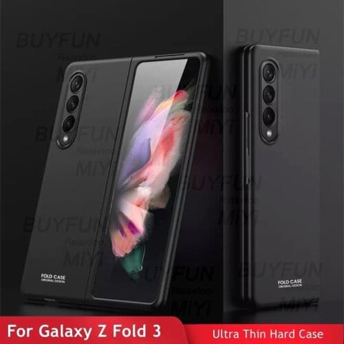 Case for Samsung Galaxy Z Fold 3 Ultra Slim Hard PC Protective Cover Matte Thin Business Case Sumsung Gelaxi Z Fold3 ZFold3 5G