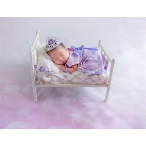 Newborn baby Mini Bed Vintage baby bed photography props Newborn photography prop Rustic baby photo props