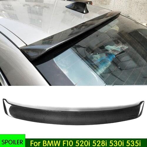 F10 Carbon Fiber High Quality Rear Roof spoiler trunk spoiler for BMW F10 520i 528i 530i 535i 2011-2016 rear trunk spoiler wing