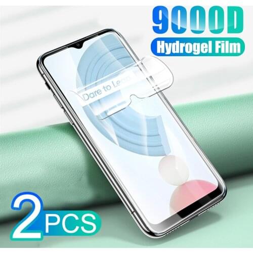 2Pcs HD Hydrogel Film For Realme C21 Screen Protector For Realme C21 C20A C25 C25S C 21 Display Soft Protective Film Not Glass