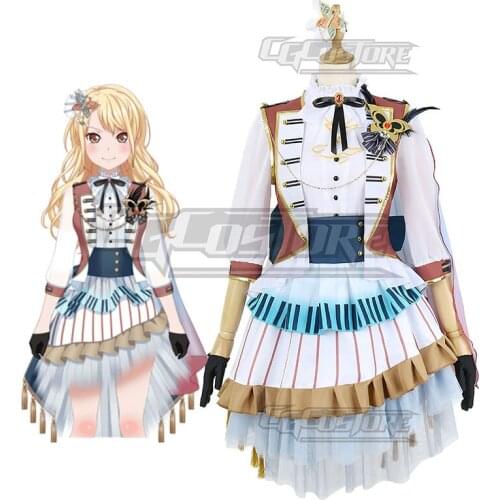 Bang Dream Kirigaya Touko Cosplay Costume Morfonica II Anime Game Uniform Dress Halloween Christmas Free shipping CG938CZH