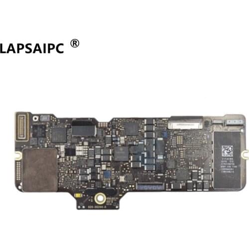 Lapsaipc 820-00045-A 820-00244-A Laptop A1534 Motherboard for MacBook Retina 12" Logic Board 256/512GB 1.1/1.2/1.3GHz 2015 2016