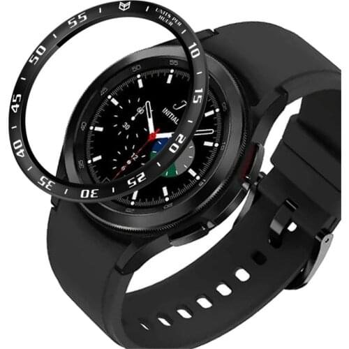 For Samsung Galaxy Watch4 Classic 46mm 42mm Bezel Ring Metal Bezel Rings Protection Cover for Galaxy Watch 4 44mm 40mm