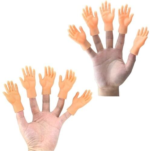 Cartoon Funny Finger Hands Set Creative Finger Toys Of Toys Around The Small Hand Model Halloween Gift Toys Hand Finger Puppets