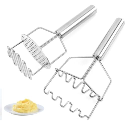 Stainless Steel Potato Masher Fruit Vegetable Press Juicer Crusher Squeezer Household Kitchen Gadget Cooking Tools