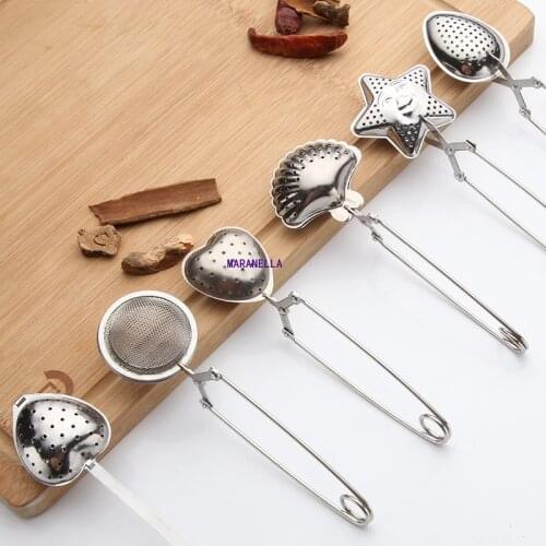 Stainless Steel tea infuser Mesh Reusable Tea Bag Firmly Filter Tea strainer Mug Teapot Gadgets