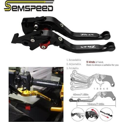 SEMSPEED For YAMAHA Tmax Tech Max T-MAX TMAX 560 TMAX560 2019-2020 Motorcycle CNC Folding Extending Brake Clutch Levers Hot Sale