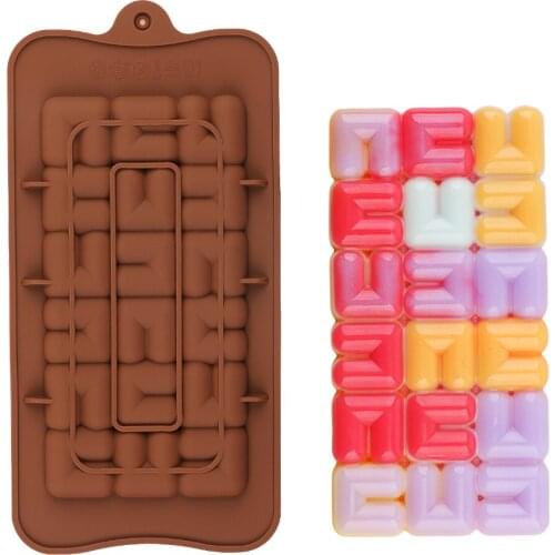 Silicone Chocolate Mould Easter Supplies Baking Mold Household Kitchen Fondant Patisserie DIY Mold Mode Decoration Bar Accessory