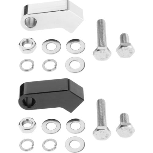 Universal Motorcycle Headlight Mount Block Extension Bracket For Headlights With A 3/4" I.D. Wide Mounting Bracket