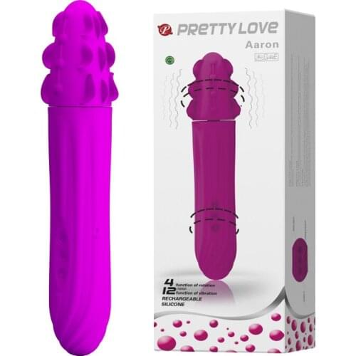 New Pretty love 12 speed vibrator and 4 function rotation up& down G-spot dildo body massager sex toys for women