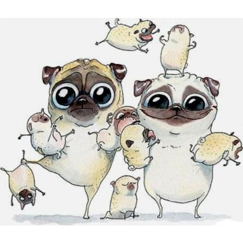 8x10cm New Animal Dog Metal Cutting Dies And Stamps For Scrapbooking Album Embossing