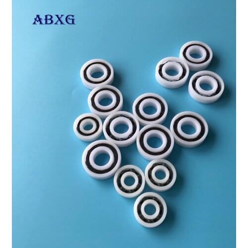 Free shipping 50pcs 627 POM plastic deep groove ball bearing 7x22x7mm with glass balls