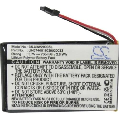 Cameron Sino 700mAh battery for NAVIGON 20 Easy 20 Plus LIN3740011038020033 GPS, Navigator Battery