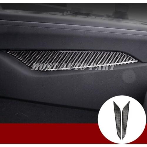 Carbon Fiber Center Console Gear Box Edge Cover Trim For Audi A4 S4 2016-2020 Car accesories interior Car decoration