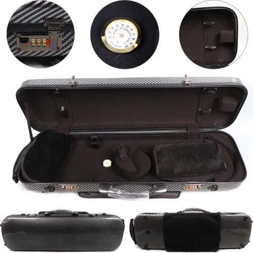 Violin case 4/4 Mixed Carbon Fiber Hard Case light Strong