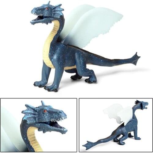 Ice Dragon Toy Ancient Mythical Animal Ice Dragon Sea Dragon Flying Dragon Dinosaur Model Hand-Made Children Cognitive Toy Gift