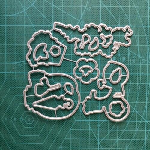 2020 New Metal Cutting Dies and Scrapbooking For Paper Making Animal Cat Fish Decor Embossing Irregular Frame Card Craft