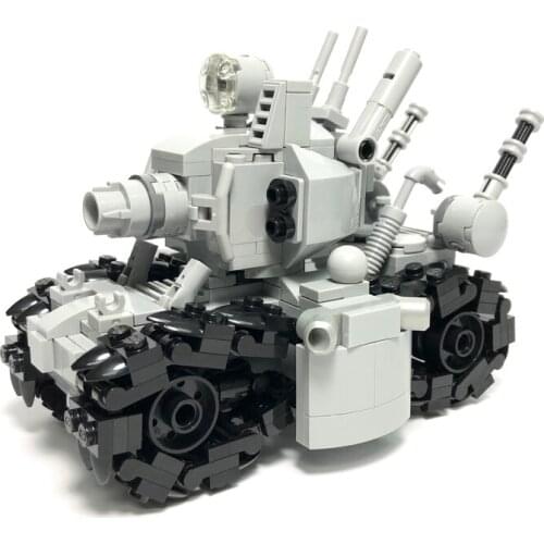 MOC Metal Slug Super Simulation Military Action Figure Bricks Vehicle Building Blocks Assembled Model Creative Childrens Toy