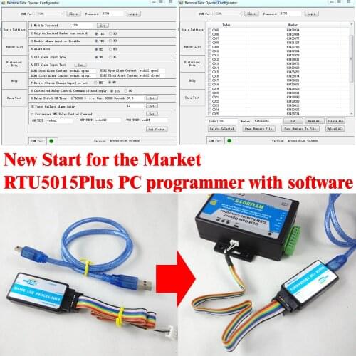 PC USB programmer for RTU5015 Plus gsm controller box
