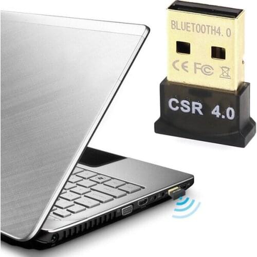 Powstok USB Bluetooth Adapter V4.0 Dual Mode Wireless Dongle Free Driver USB2.0/3.0 20m 3Mbps for Windows 7 8 10 XP Vista