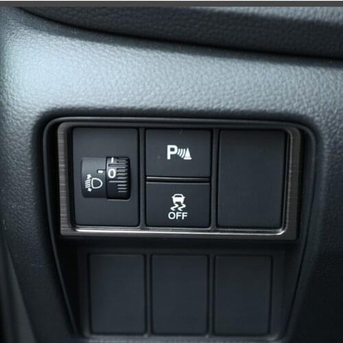 Car Headlights Adjust Decorative Frame Ring Sequins for Honda CRV 2017 2018 2019 2020 Accessories CarStyling