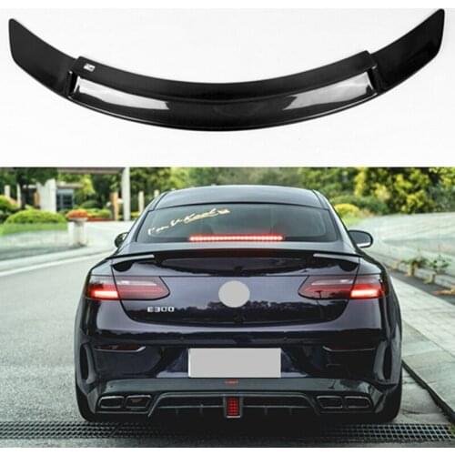RT Style For Mercedes W238 spoiler E Class Coupe E250 E400 E500 E550 2-Door Carbon Fiber Rear Trunk Spoiler Wing 2016 - UP