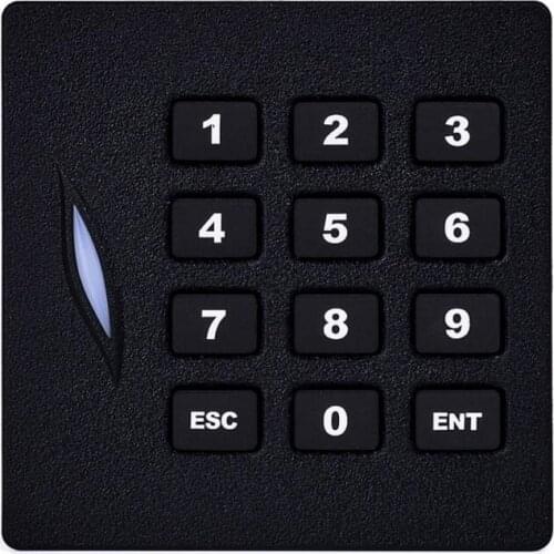 KR102E keypad RFID Card Reader with Wiegand 26bit / 125khz Proximity Card Reader,ID card reader