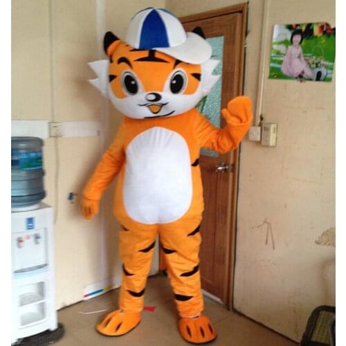 Mascot Adult Costume Tiger Mascot Costume High Quality Tiger Mascot Costume Fancy Carnival Party Apparel