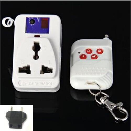 Banggood AC 110V/220V Universal Plug ON/OFF Switch Smart IR Infrared Remote Control Socket Adapter with Remote Control
