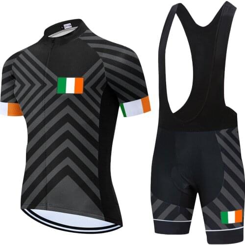 Ireland Cycling Equipment Bicycle Clothing Men 2021 Team​20D Gel Pad Quick Dry Mens Summer Biker Shorts Set Triathlon Suit