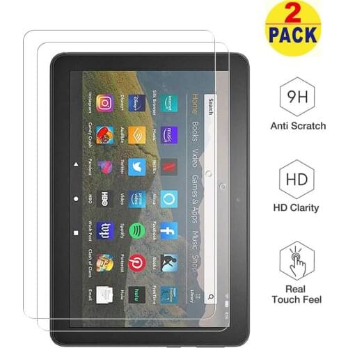 Tempered Glass for Amazon Fire HD 8 (2020) Screen Protector, HD Clear Anti-Scratch & Scratch Resistant