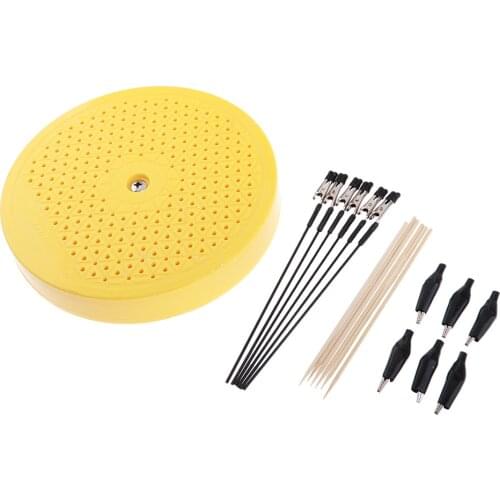 Model Spraying Tool Model Clips & Clip Base For Model Airbrush Paint Yellow