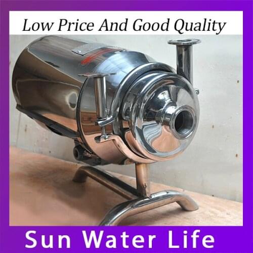 0.37kw 220v50hz Food Grade Stainless Steel Alcohol Sanitary Pump Milk Pump