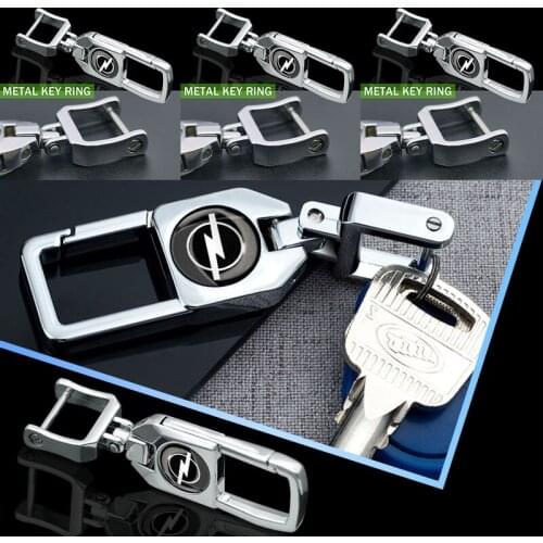 1pcs Car Logo Keyring Auto Keychain Keys Trinket Automotive Goods for Opel Astra H J G K Insignia Corsa D Vectra C Zafira B