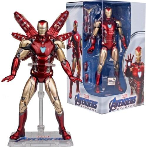 18cm Marvel Avengers Iron Man MK85 Nano Armor Model Super Heroes Action Figure Decoration Toys