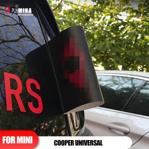 2 PCS For Mini Cooper R55 R56 R57 R58 R59 R60 R61 F54 F55 F56 F57 F60 Auto Door Frame Sticker Tag Hangtag Car Trunk Decoration