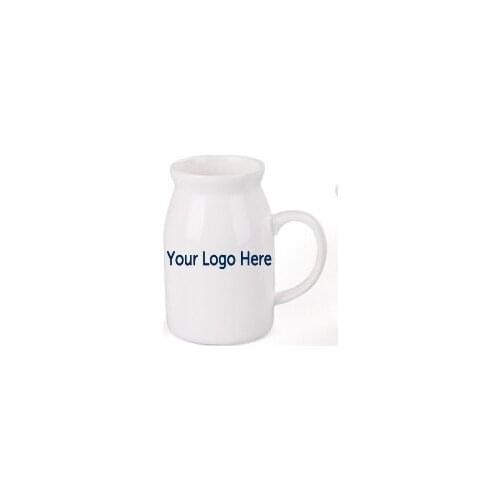 400ML ceramic milk mug/cup of bone china, logo can be printed as advertising/promotional gifts