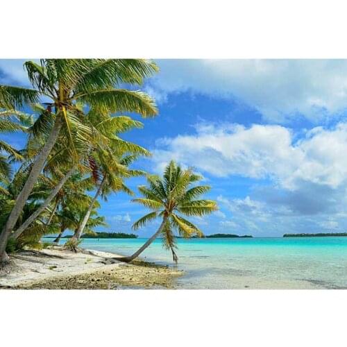 Kexinzu 5D Diy Diamond Painting Cross Stitch "Beach Sea Outside" Full Square Diamond Embroidery Mosaic Crafts Gift