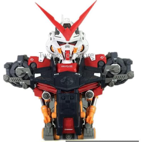 Anime Assembled Head Model 1/35 Astray Red Frame Gundam MBF-P02 Robot Brinquedos Plastic Puzzle Action Figures Hot Kids Toy Gift