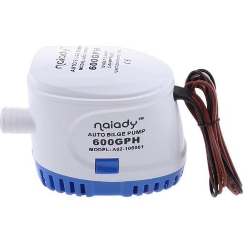 12V 600GPH Automatic Submersible Yacht Bilge Water Pump Auto w/ Float Switch