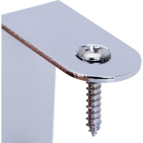 Chrome Plated Pickguard Scratch Plate Bracket for Electric Guitar